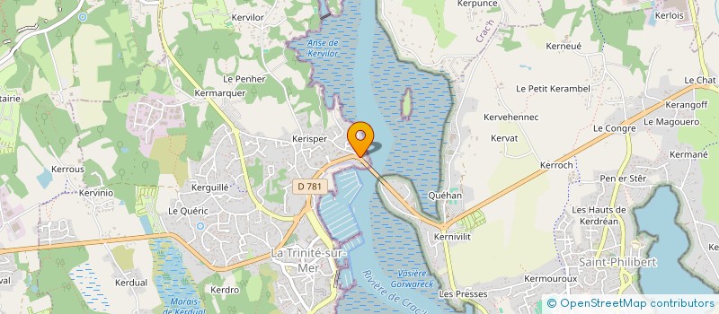 localisation de l'entreprise SCI KERROY  LA TRINITE-SUR-MER