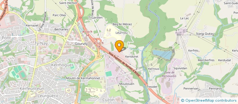 localisation de l'entreprise SCI KERSEB  QUIMPER