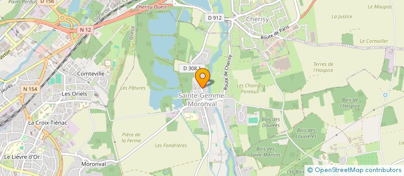 localisation de l'entreprise SCI KERSO à SAINTE-GEMME-MORONVAL