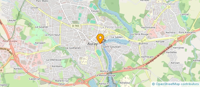 localisation de l'entreprise SCI KERSOLANA  SAINT-PIERRE-QUIBERON