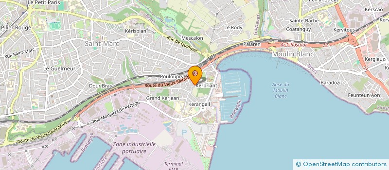 localisation de l'entreprise SCI KERSTER  BREST