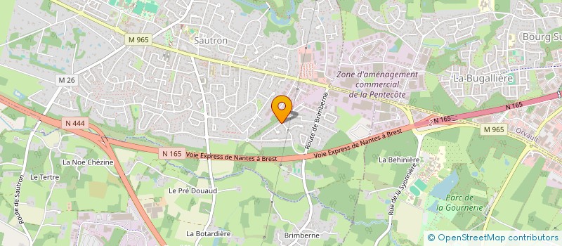 localisation de l'entreprise SCI KERSULAN à SAUTRON