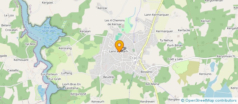 localisation de l'entreprise SCI KERTHOMAS  CRACH