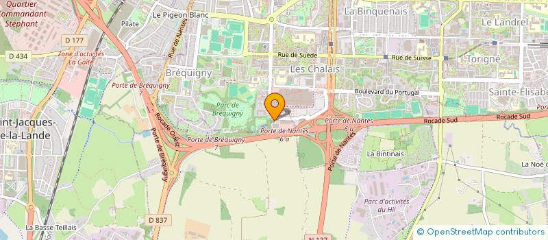 localisation de l'entreprise SCI KERTY  RENNES
