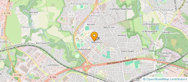 localisation de l'entreprise SCI KERUBAUD à VANNES