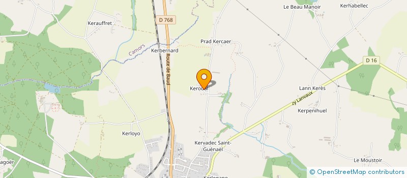 localisation de l'entreprise SCI KERUJAN  PLUVIGNER