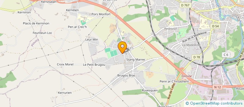 localisation de l'entreprise SCI KERUZEAU  GRACES