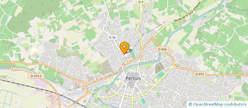 localisation de l'entreprise SCI KERVAL  PERTUIS