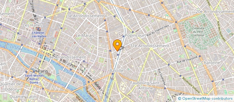 localisation de l'entreprise SCI KERVALU  PARIS