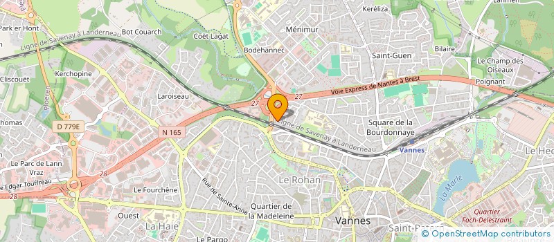 localisation de l'entreprise SCI KERVANNE à VANNES