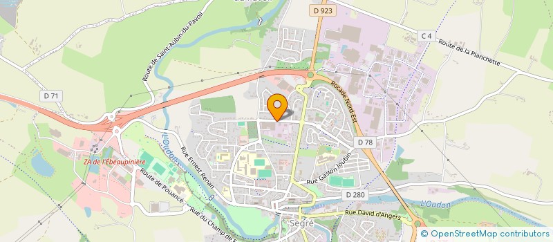 localisation de l'entreprise SCI KERVEGAN à SEGRE-EN-ANJOU BLEU