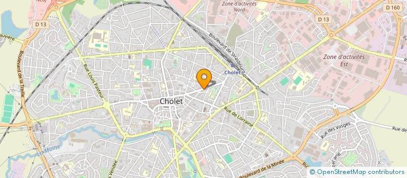 localisation de l'entreprise SCI KERVEGAN-LOIRE à CHOLET