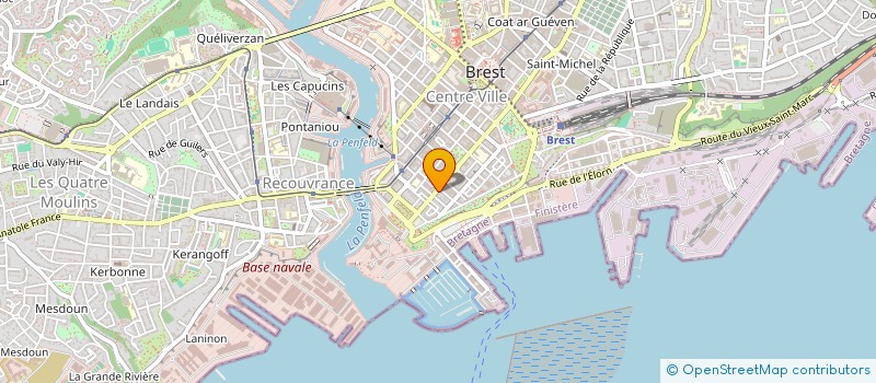 localisation de l'entreprise SCI KERVELLA ALBERT 1ER  BREST