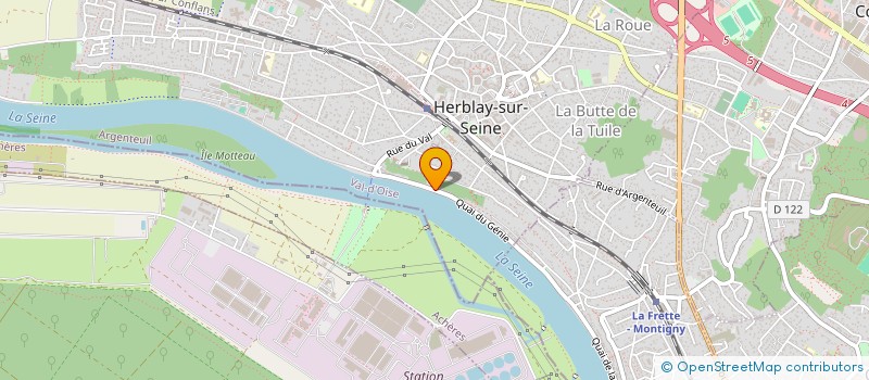 localisation de l'entreprise SCI KERVERN  HERBLAY-SUR-SEINE