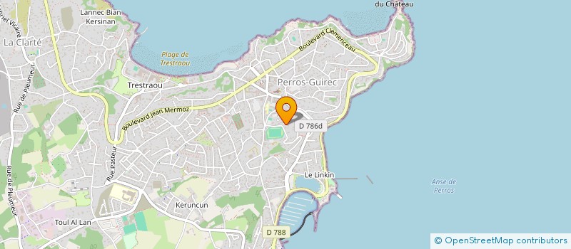 localisation de l'entreprise SCI KERVILCHECOQ  PERROS-GUIREC