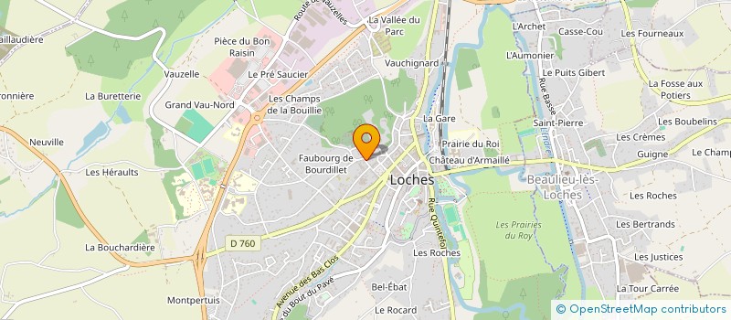 localisation de l'entreprise SCI KERVIO  LOCHES