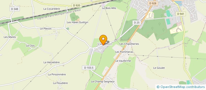 localisation de l'entreprise SCI KERY à VAUPILLON