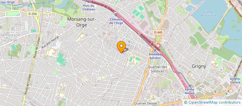 localisation de l'entreprise SCI KERYA à MORSANG-SUR-ORGE