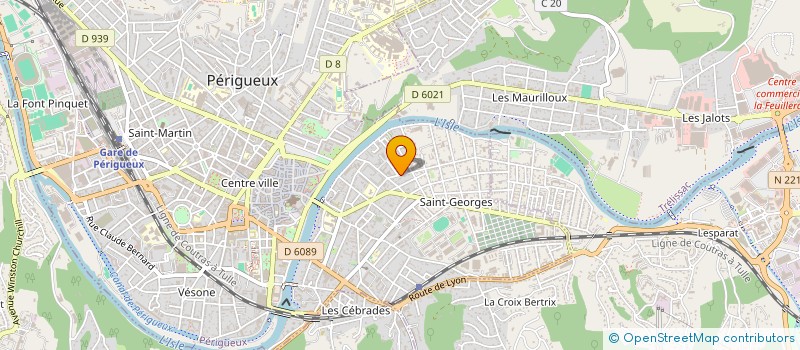 localisation de l'entreprise SCI KERYO à PERIGUEUX