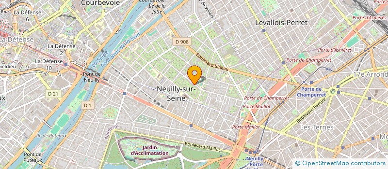 localisation de l'entreprise SCI KERYVEN à NEUILLY-SUR-SEINE