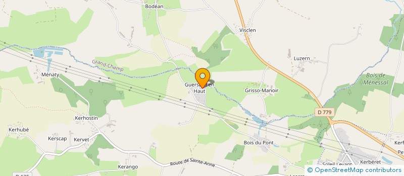 localisation de l'entreprise SCI KERZERE  PLESCOP