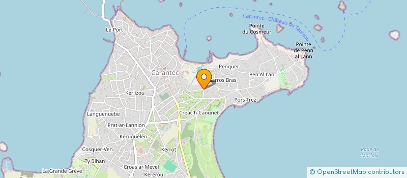 localisation de l'entreprise SCI KERZERHO  CARANTEC