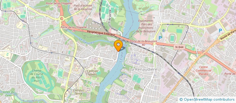 localisation de l'entreprise SCI KERZHENG  NANTES