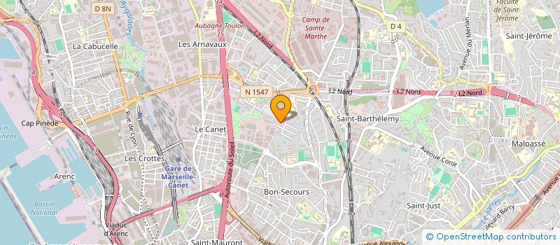 localisation de l'entreprise SCI KES à MARSEILLE