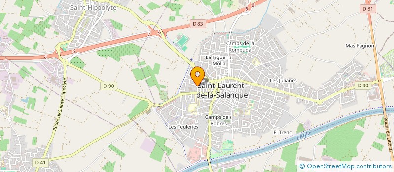 localisation de l'entreprise SCI KES IMMO  SAINT-LAURENT-DE-LA-SALANQUE