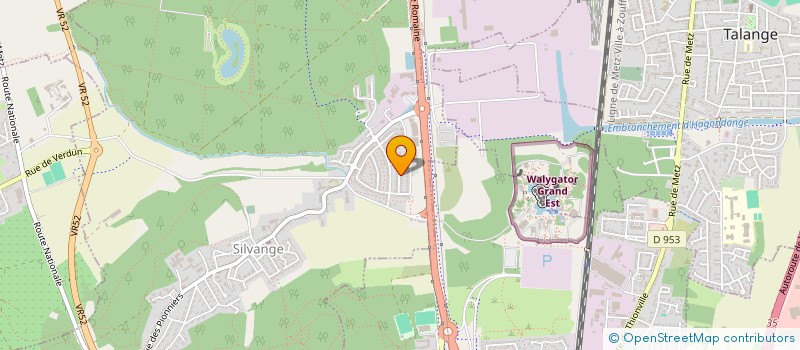 localisation de l'entreprise SCI KESA  MARANGE-SILVANGE