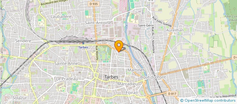 localisation de l'entreprise SCI KESAROL  TARBES