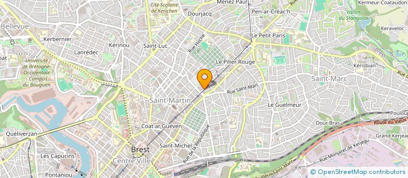 localisation de l'entreprise SCI KESHAV  BREST