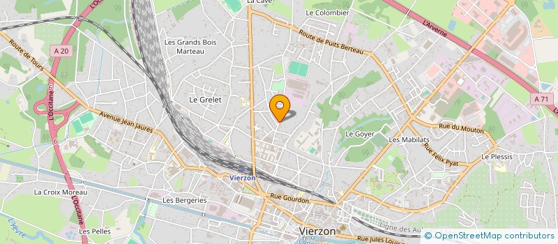 localisation de l'entreprise SCI KESO  VIERZON