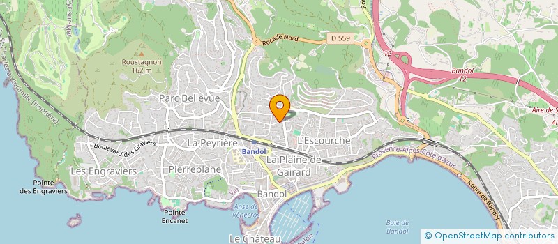 localisation de l'entreprise SCI KESS à BANDOL