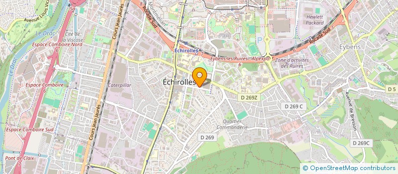 localisation de l'entreprise SCI KESSEL à ECHIROLLES