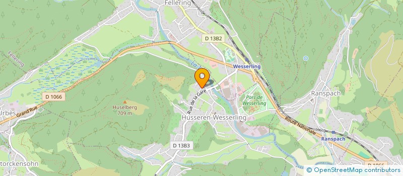 localisation de l'entreprise SCI KESSLER  HUSSEREN-WESSERLING