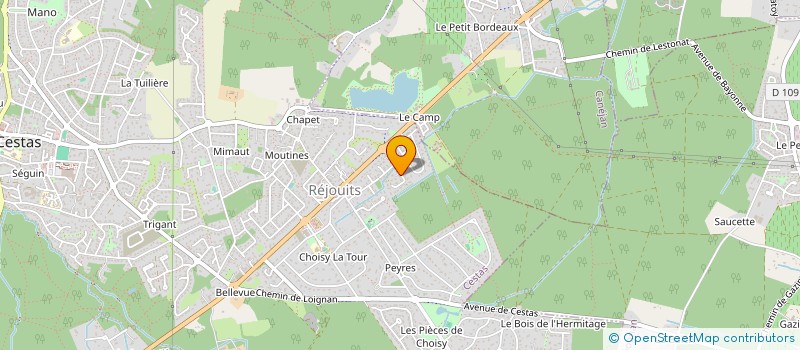 localisation de l'entreprise SCI KESSLER GARRIDO  CESTAS