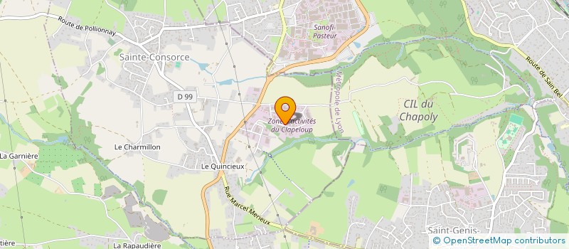 localisation de l'entreprise SCI KESTELYN GOY BUSINESS  SAINTE-CONSORCE