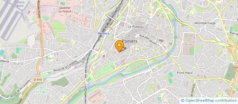 localisation de l'entreprise SCI KETAL  POITIERS