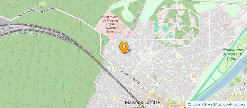 localisation de l'entreprise SCI KETHER  MAISONS-LAFFITTE