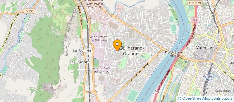 localisation de l'entreprise SCI KETHOBI à GUILHERAND-GRANGES
