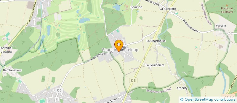 localisation de l'entreprise SCI KETI  COURSON-MONTELOUP