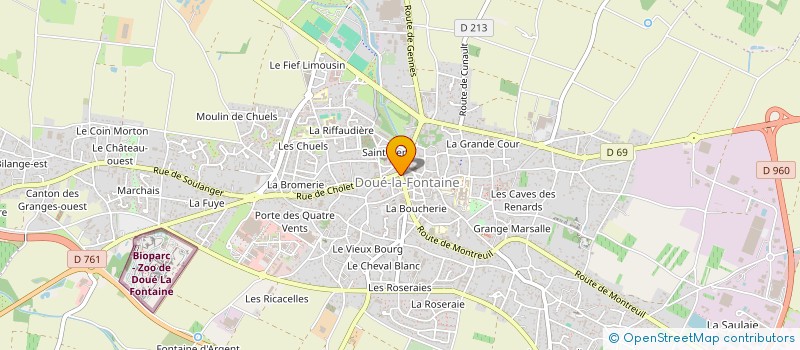 localisation de l'entreprise SCI KETIMS  DOUE-EN-ANJOU