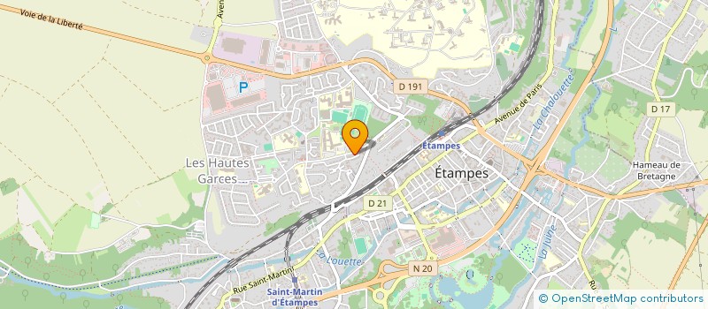 localisation de l'entreprise SCI KETO  ETAMPES