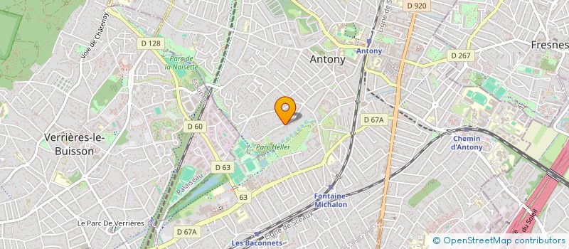 localisation de l'entreprise SCI KETSIA à ANTONY