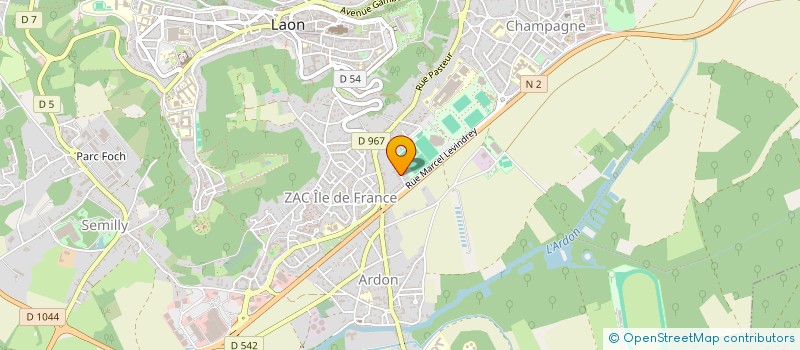 localisation de l'entreprise SCI KETSIA à LAON