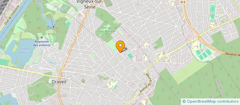 localisation de l'entreprise SCI KETTOU à DRAVEIL