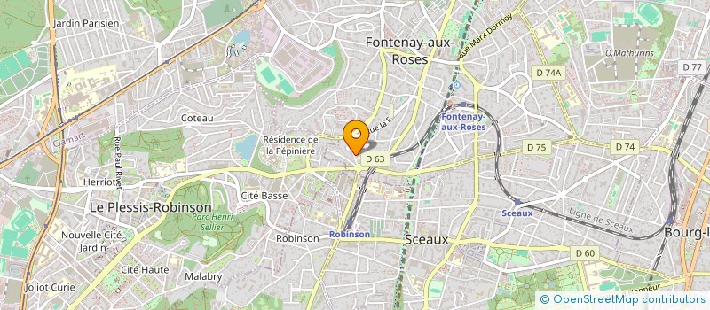 localisation de l'entreprise SCI KETUDI à FONTENAY-AUX-ROSES