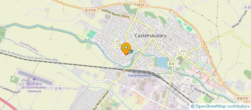 localisation de l'entreprise SCI KETURA  CASTELNAUDARY