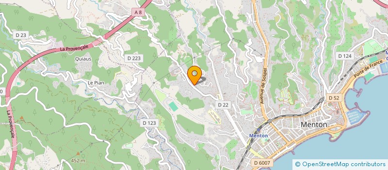 localisation de l'entreprise SCI KEU-LEFEVRE à MENTON